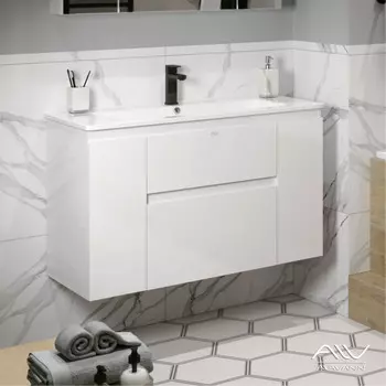 Тумба под раковину Alavann Eva 100 см белая