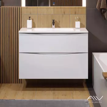 Тумба под раковину Alavann Tess 100 см белая