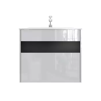 Тумба под раковину Am.Pm Func 80 см M8FFUX0801WG белая глянцевая