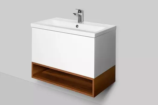 Тумба под раковину Am.Pm Gem M90FHX07521WG белый глянец (1ящ.)