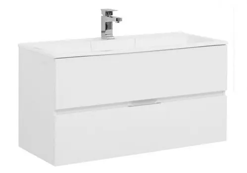 Тумба под раковину Aquanet Алвита 100 см 235341 белая
