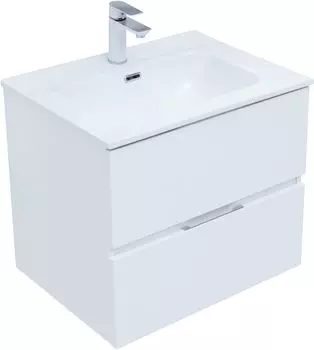 Тумба под раковину Aquanet Алвита New 60 см 277510 белая матовая