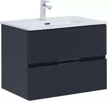Тумба под раковину Aquanet Алвита New 70 см 303908 антрацит