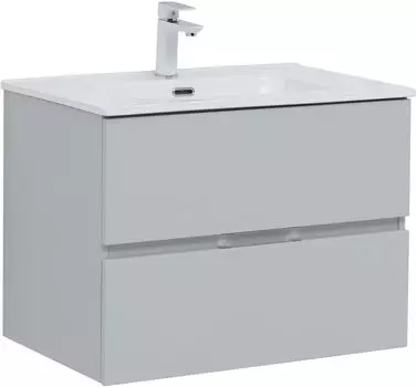 Тумба под раковину Aquanet Алвита New 70 см 303907 серая
