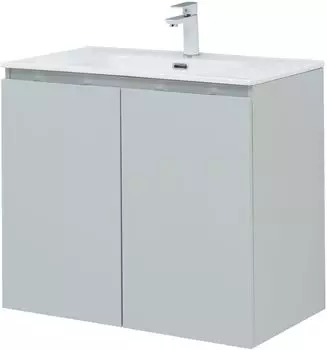 Тумба под раковину Aquanet Алвита New 80 см 277528 серая