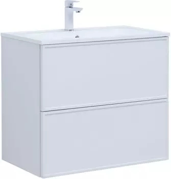 Тумба под раковину Aquanet Арт 73 см 313255 белая матовая
