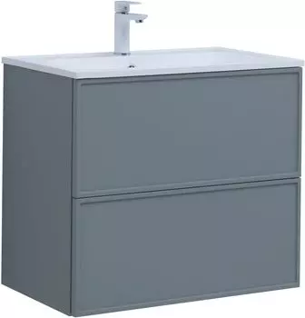 Тумба под раковину Aquanet Арт 73 см 313275 мисти грин