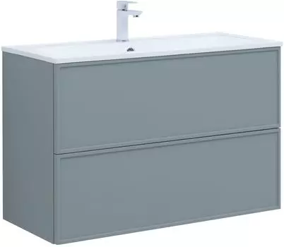 Тумба под раковину Aquanet Арт 97 см 313277 мисти грин