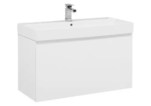 Тумба под раковину Aquanet Йорк 100 см 202091 белая
