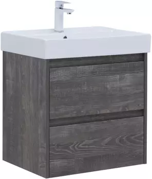 Тумба под раковину Aquanet Nova Lite 60 см 287889 дуб серый
