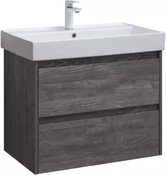 Тумба под раковину Aquanet Nova Lite 75 см 287890 дуб серый