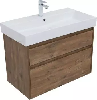 Тумба под раковину Aquanet Nova Lite 82 см 249954 дуб рустикальный