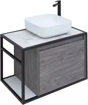 Тумба под раковину Aquanet Nova Lite Loft 75 см 261653 дуб рошелье