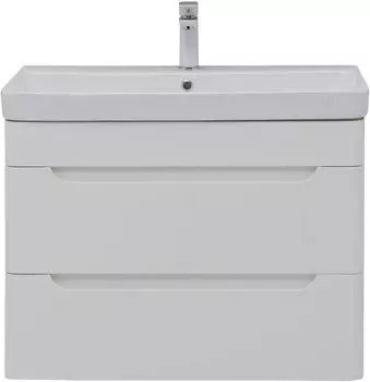 Тумба под раковину Aquanet София 79 см 274002 белая глянцевая