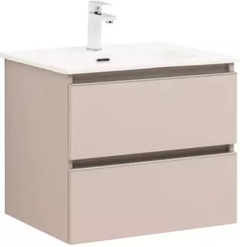 Тумба под раковину Aquanet Вега 59 см 329583 бежевый