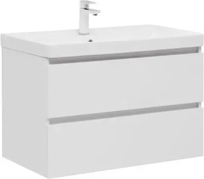 Тумба под раковину Aquanet Вега 80 см 308334 белая