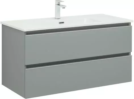 Тумба под раковину Aquanet Вега 99 см 329599 мисти грин