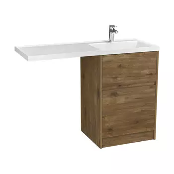 Тумба под раковину Aquaton Лондри 57 см 1A266901LHDR0 коричневая