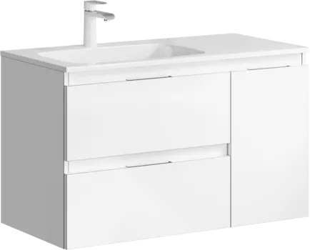 Тумба под раковину Aqwella Accent ACC0109LW 90 см