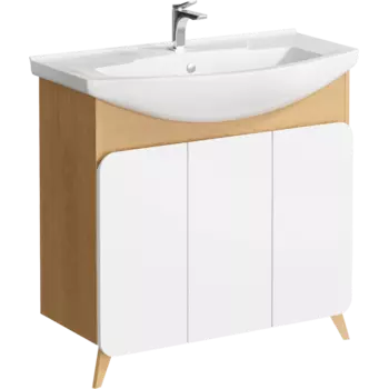 Тумба под раковину Aqwella Basic BAS0108DZ 83 см