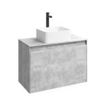 Тумба под раковину Aqwella Mobi 60 бетон светлый