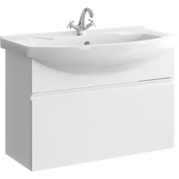 Тумба под раковину Aqwella Rodos 83 см ROD01081 подвесная, белая