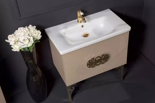 Тумба под раковину Armadi Art NeoArt 100 Capuccino под керамический моноблок