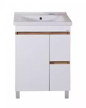 Тумба под раковину ASB-mebel Марко 60 2.1 белый, дуб