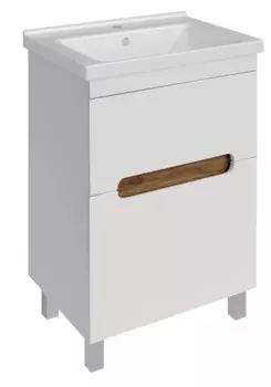 Тумба под раковину ASB-mebel Вита 56 см 9908 белый, дуб золотой