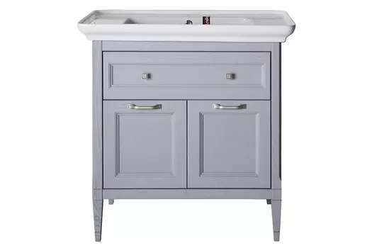 Тумба под раковину ASB-Woodline Гранда 85 Grigio