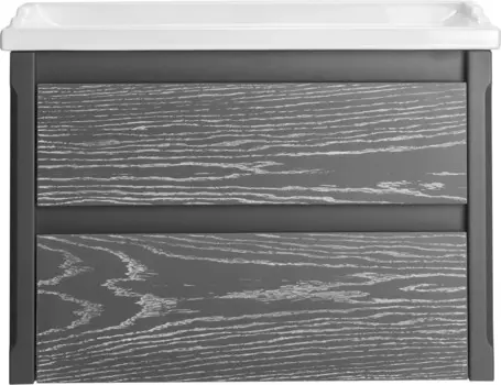 Тумба под раковину ASB-Woodline Лорена 80 см 12201 Grigio