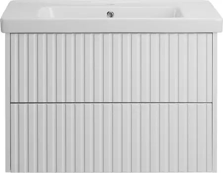 Тумба под раковину ASB-Woodline Риола 80 см 12411 напольная слоновая кость