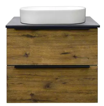 Тумба под раковину Azario Gris 90 см CS00080430 подвесная, дуб веллингтон