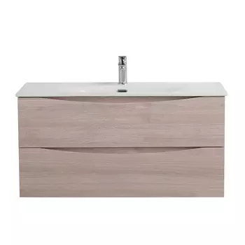 Тумба под раковину BelBagno 100 см MARINO-CER-N-1000-2C-SO-RG-P подвесная, Rovere Grigio