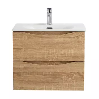 Тумба под раковину BelBagno 70 см MARINO-CER-N-700-2C-SO-WO-P подвесная, Rovere Bianco