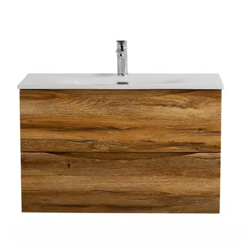 Тумба под раковину BelBagno 80 см MARINO-CER-MINI-800-2C-SO-RR-P подвесная, Rovere Rustico