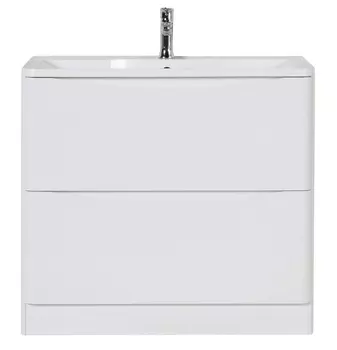 Тумба под раковину BelBagno ACQUA-1000-2C-PIA-BL Bianco Lucido