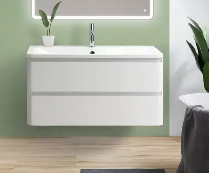 Тумба под раковину BelBagno Albano 100 см ALBANO-1000-2C-SO-BL Bianco Lucido