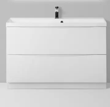 Тумба под раковину BelBagno ALBANO-800-2C-PIA-BL Bianco Lucido