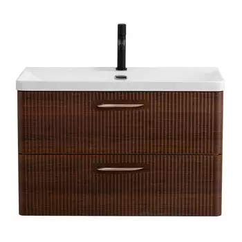 Тумба под раковину BelBagno DUE 80 см DUE-800-2C-SO-NOCE-P Noce