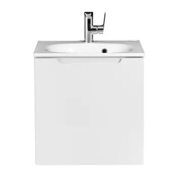 Тумба под раковину BelBagno Etna 50 см ETNA-500-1A-SO-BL-P-L подвесная, Bianco Lucido