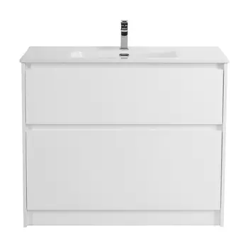 Тумба под раковину BelBagno Kraft 100 см KRAFT-1000-2C-PIA-BO напольная, Bianco Opaco