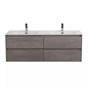 Тумба под раковину BelBagno Kraft 120 см KRAFT-1200-4C-SO-2-CG подвесная, Cemento Grigio