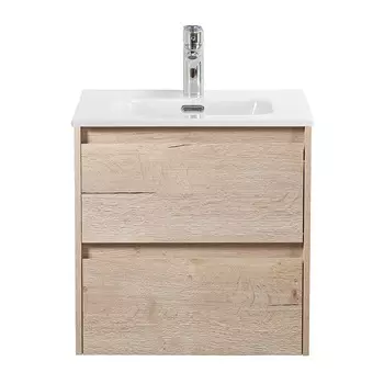 Тумба под раковину BelBagno Kraft 50 см KRAFT-500-2C-SO-RGB подвесная, Rovere Galifax Bianco