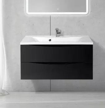 Тумба под раковину BelBagno Marino 100 MARINO-1000-2C-SO-NL-P Nero Lucido