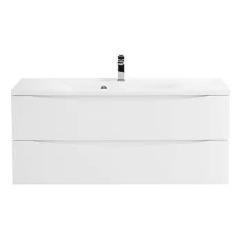 Тумба под раковину BelBagno Marino 110 см MARINO-1100-2C-SO-BL-P Bianco Lucido