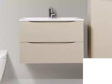 Тумба под раковину BelBagno Marino 80 MARINO-800-2C-SO-BL-P Bianco Lucido