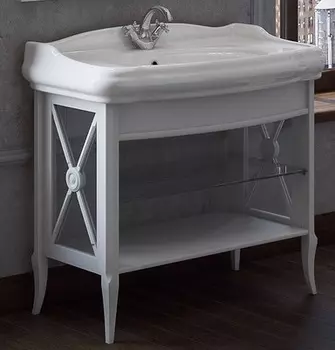 Тумба под раковину BelBagno Marino 80 MARINO-800-2C-SO-BO-P Bianco Opaco