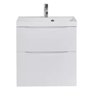 Тумба под раковину BelBagno Marino-H60 70 см MARINO-H60-700-2C-SO-BL-P Bianco Lucido