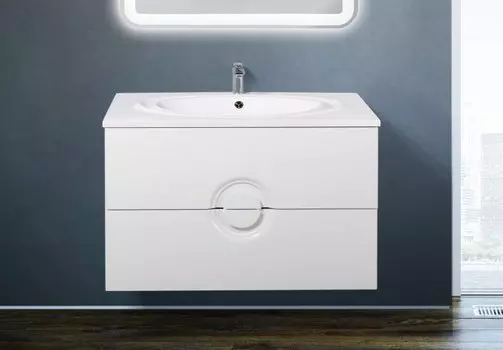 Тумба под раковину BelBagno Onda 100 Bianco Lucido